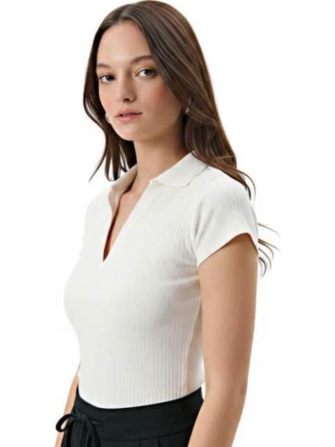 BLUSA POLO BLANCO HOLLY LAND - Imagen 4