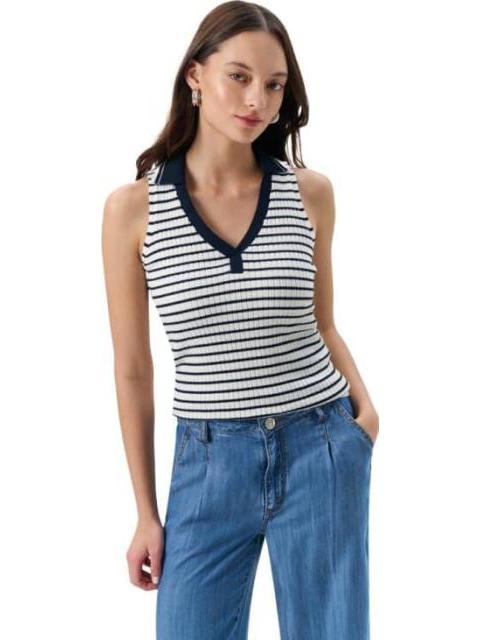 BLUSA POLO SIN MANGAS AZUL MARINO HOLLY LAND - Imagen 4