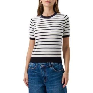 BLUSA RAYADA BLANCO/NEGRO HOLLY LAND