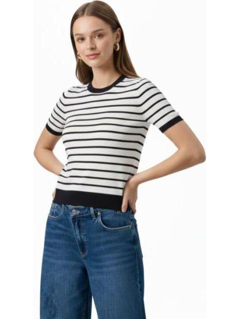 BLUSA RAYADA BLANCO/NEGRO HOLLY LAND - Imagen 2