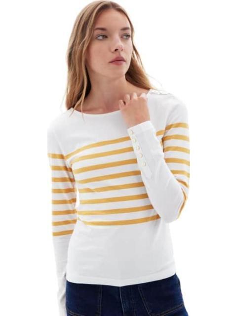 BLUSA RAYAS BLANCO HOLLY LAND - Imagen 4