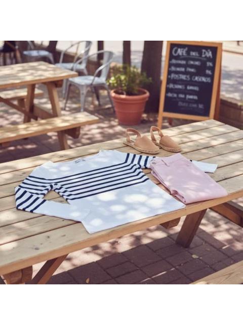 BLUSA RAYAS BLANCO HOLLY LAND