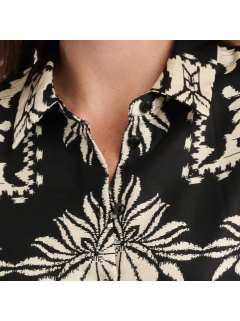 BLUSA SATINADA NEGRO HOLLY LAND - Imagen 6