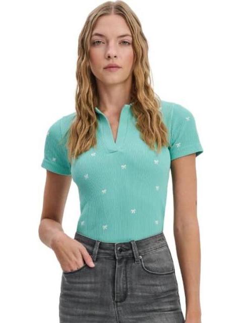 BLUSA SIN COSTURAS AZUL HOLLY LAND - Imagen 4