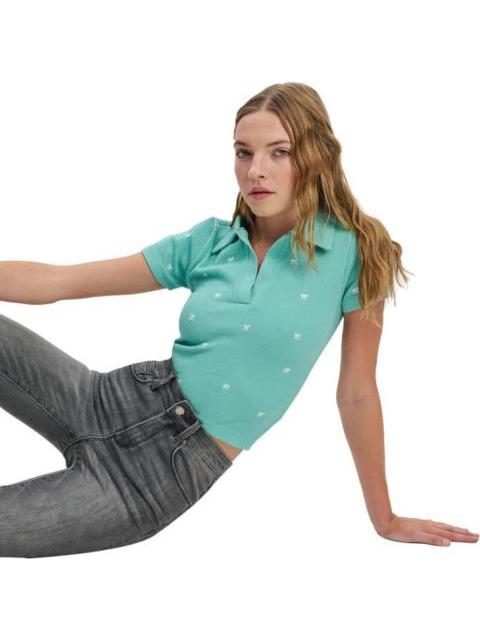 BLUSA SIN COSTURAS AZUL HOLLY LAND - Imagen 5