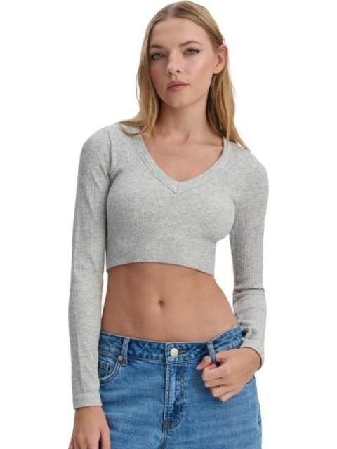 BLUSA SIN COSTURAS GRIS HOLLY LAND - Imagen 4