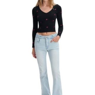 BLUSA SIN COSTURAS NEGRO HOLLY LAND