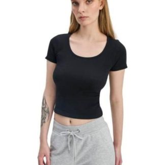 BLUSA SIN COSTURAS NEGRO HOLLY LAND