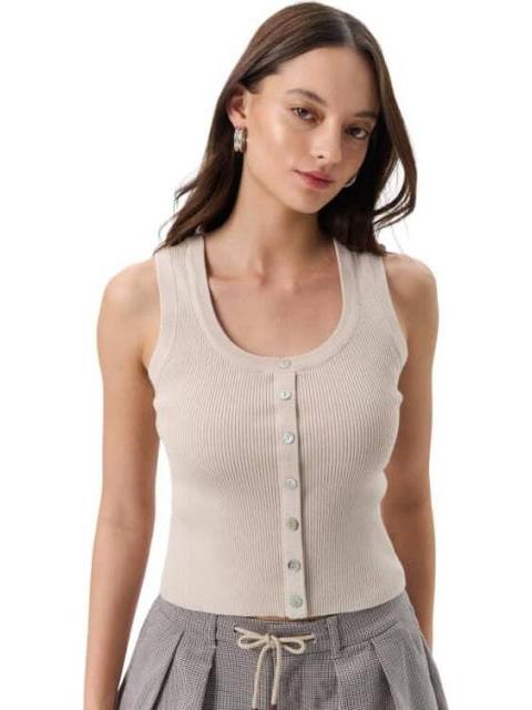 BLUSA SIN MANGAS BEIGE HOLLY LAND - Imagen 3