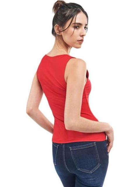 BLUSA SIN MANGAS ROJO HOLLY LAND - Imagen 4