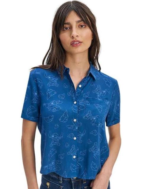 BLUSA STITCH AZUL MARINO STITCH - Imagen 4