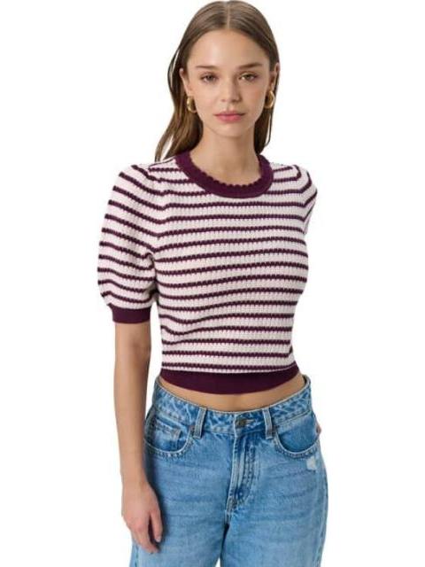 BLUSA TEJIDA VINO HOLLY LAND - Imagen 2