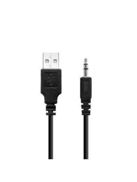 BROBOTIX BOCINAS PORTATILES 963913 ALAMBRICO 2.0 CANALES 5W RMS USB-3.5MM NEGRO-PLATA - Imagen 5