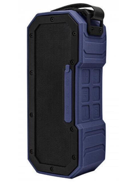 PERFECT CHOICE BOCINA PORTATIL FORTE BLUETOOTH INALAMBRICO 10W RMS USB NEGRO-AZUL - RESISTENTE AL AGUA - Imagen 4