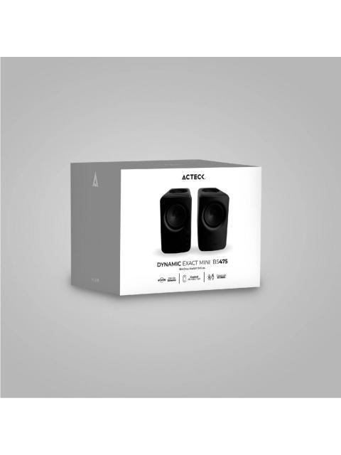 BOCINAS ACTECK BS475 2.0 5 W NEGRO 50 18000 HZ - Imagen 3