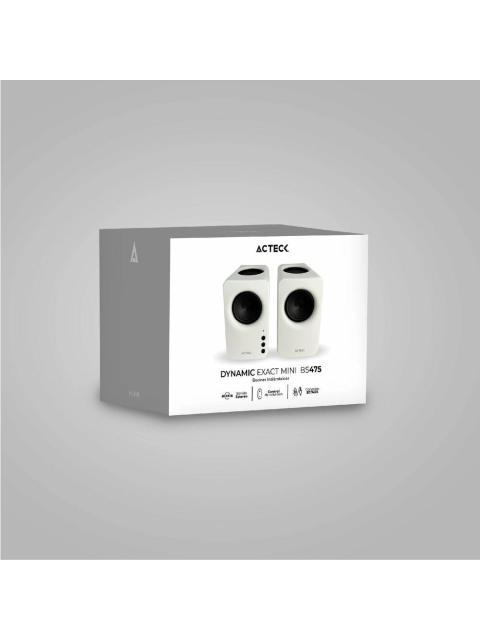 BOCINAS BLUETOOTH DYNAMIC EXACT MINI BS475 ADVANCE SERIES SONIDO ESTEREO 2.0 POTENCIA 10W RMS CONEXIONES BLUETOOTH 5.3V AUXILIAR ADAPTADOR DE CORRIENT - Imagen 4