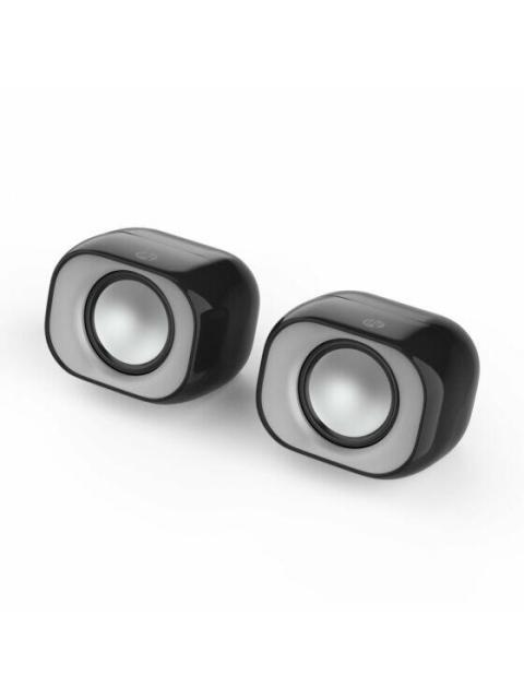 BOCINAS HP DHS2111 BOCINA 2.0 MULTIMEDIA HP RATED POWER 2X 3W CONEXION 3.5 MM JACK (AUDIO) USB (POWER) - POWER SUPPLY USB (5V) - Imagen 2