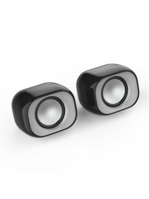 BOCINAS HP DHS2111 BOCINA 2.0 MULTIMEDIA HP RATED POWER 2X 3W CONEXION 3.5 MM JACK (AUDIO) USB (POWER) - POWER SUPPLY USB (5V) - Imagen 3