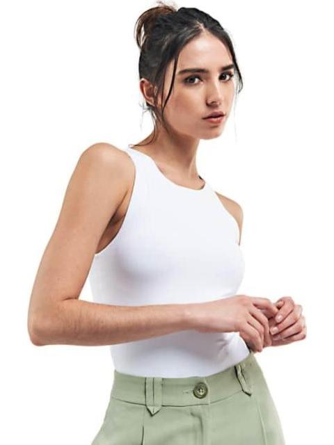 BODY LISO SIN MANGA BLANCO HOLLY LAND - Imagen 3