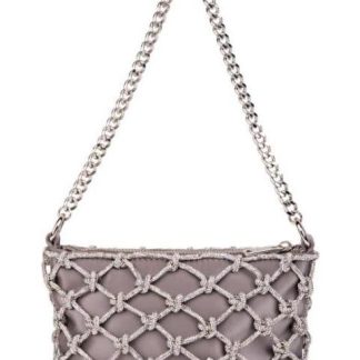 BOLSA CROSSBODY PLATA VI LINE