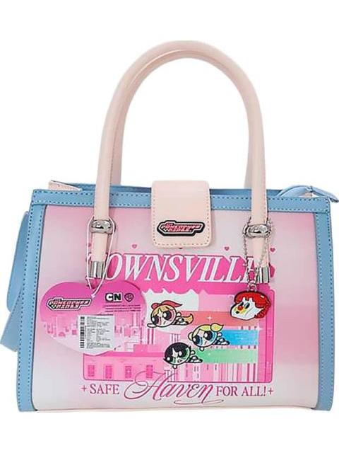 BOLSA SATCHEL LAS CHICAS SUPERPODEROSAS ROSA LAS CHICAS SUPER PODEROSAS