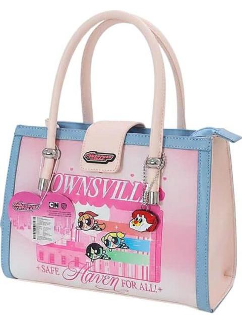 BOLSA SATCHEL LAS CHICAS SUPERPODEROSAS ROSA LAS CHICAS SUPER PODEROSAS - Imagen 2