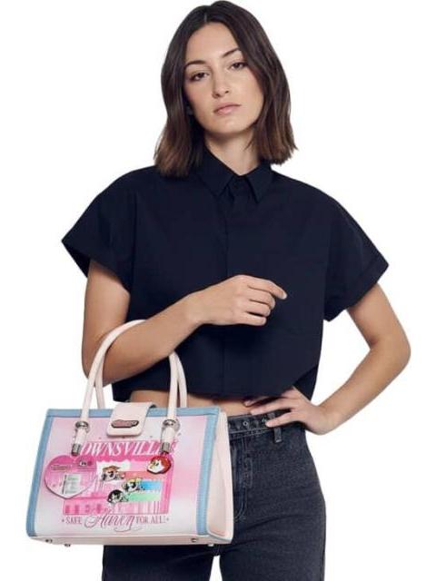 BOLSA SATCHEL LAS CHICAS SUPERPODEROSAS ROSA LAS CHICAS SUPER PODEROSAS - Imagen 4