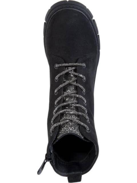 BOTA AGUJETA CON PEDRERIA NEGRO VIVIS SHOES KIDS - Imagen 3