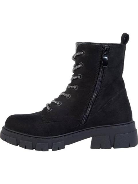 BOTA AGUJETA CON PEDRERIA NEGRO VIVIS SHOES KIDS - Imagen 5