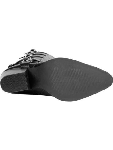 BOTA ALTA TACON MEDIO NEGRO TIERRA BENDITA DELUXE - Imagen 4