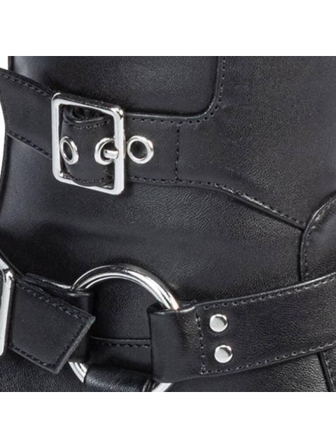 BOTA ALTA TACON MEDIO NEGRO TIERRA BENDITA DELUXE - Imagen 6