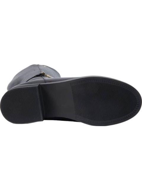 BOTA ALTA DE PIEL NEGRO VIVIS SHOES - Imagen 4