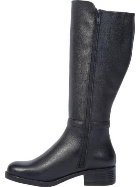 BOTA ALTA DE PIEL NEGRO VIVIS SHOES - Imagen 5