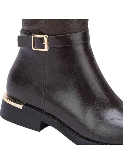 BOTA ALTA HEBILLA METALICA CAFE TIERRA BENDITA DELUXE - Imagen 6