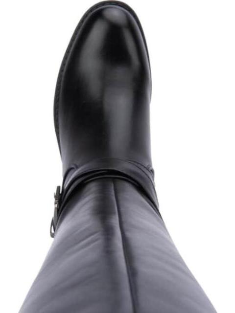 BOTA ALTA HEBILLA METALICA NEGRO TIERRA BENDITA - Imagen 4
