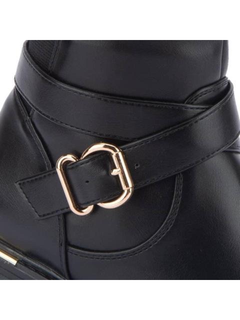 BOTA ALTA HEBILLA METALICA NEGRO TIERRA BENDITA - Imagen 6