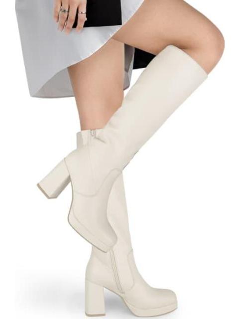 BOTA ANTE CON PLATAFORMA BEIGE/HUESO SAO PAULO