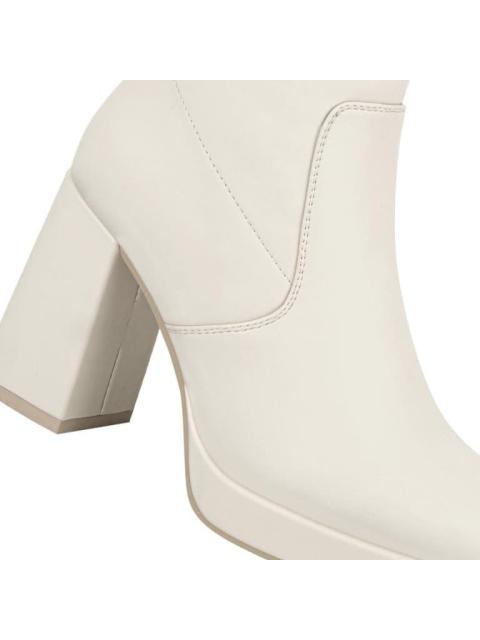 BOTA ANTE CON PLATAFORMA BEIGE/HUESO SAO PAULO - Imagen 7