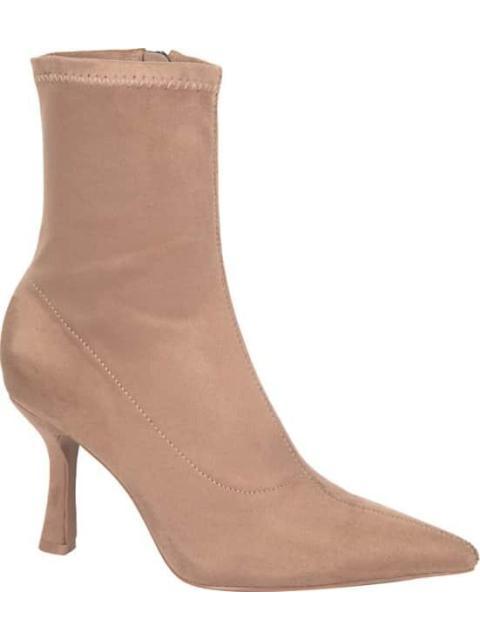 BOTA ANTE TUBO STRETCH TAUPE YAELI FASHION - Imagen 4