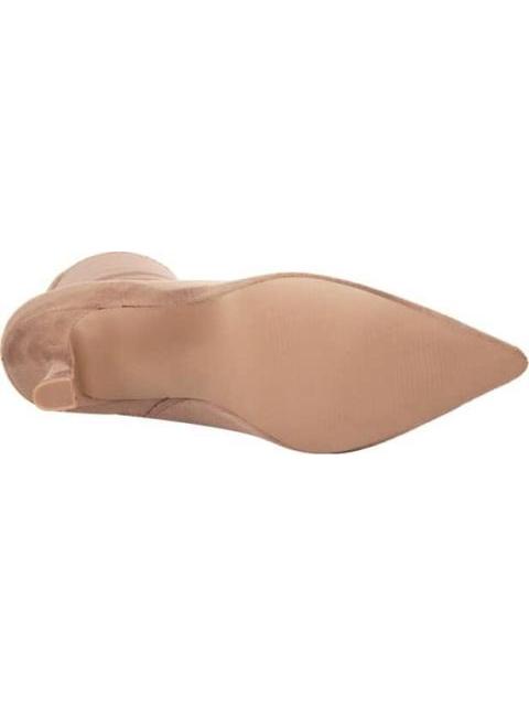 BOTA ANTE TUBO STRETCH TAUPE YAELI FASHION - Imagen 6