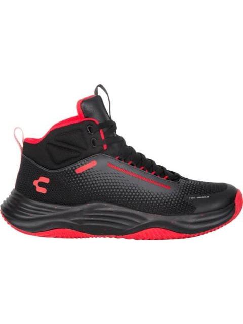 BOTA BASKET BASICA DRIBBLE NEGRO CHARLY