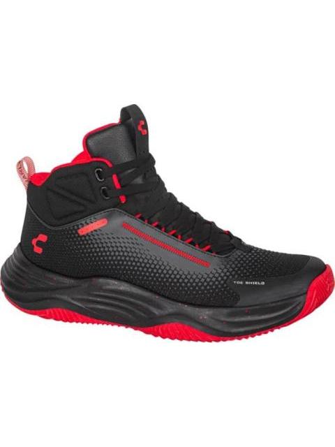 BOTA BASKET BASICA DRIBBLE NEGRO CHARLY - Imagen 2