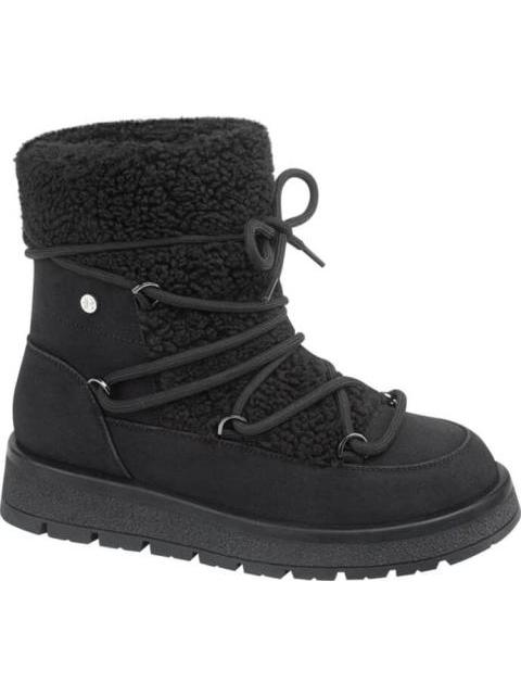 BOTA BORREGA CON CORDONES NEGRO BELINDA PEREGRIN - Imagen 3