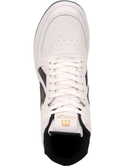 BOTA CASUAL BLANCO/NEGRO MIRAGE - Imagen 3