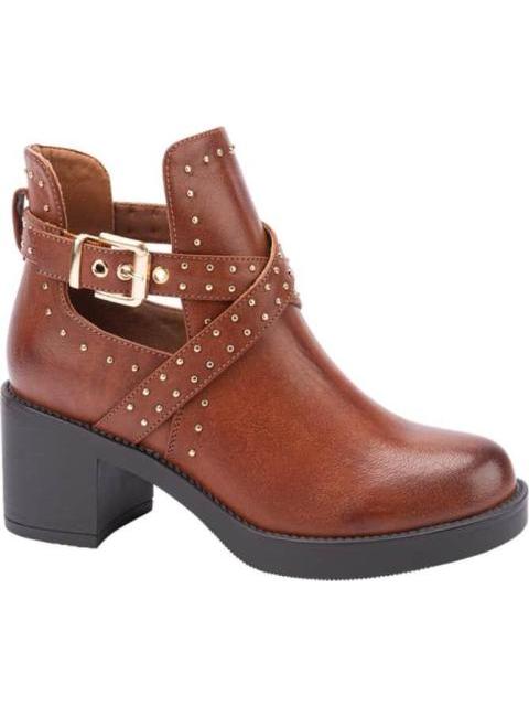 BOTA CASUAL CON ESTOPEROLES COGNAC TIERRA BENDITA - Imagen 2