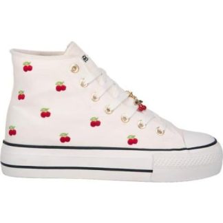 BOTA CASUAL VULCANIZADA NXT CEREZAS TEJIDAS BLANCO NEXT CO