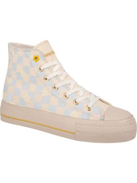 BOTA CASUAL VULCANIZADA NXT LEOPARDO AZUL NEXT CO - Imagen 2