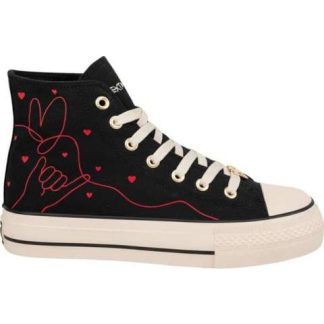BOTA CASUAL VULCANIZADA NXT SAN VALENTIN NEGRO NEXT CO