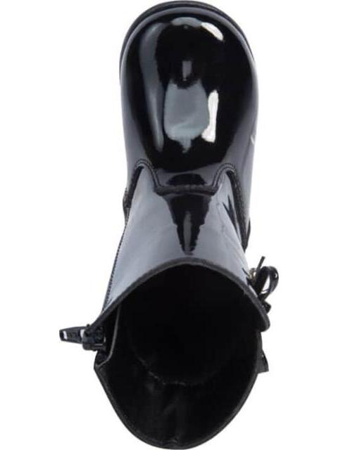 BOTA CHAROL CON MOÑO NEGRO VIVIS SHOES KIDS - Imagen 4
