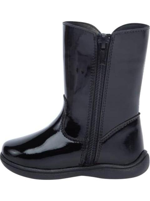 BOTA CHAROL CON MOÑO NEGRO VIVIS SHOES KIDS - Imagen 6